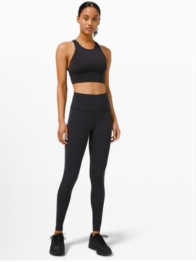 Lululemon Wunder Train Long-Line Bra *Medium Support, C/D - Size 4 no cups